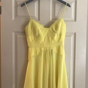 BCBG Cocktail Dress (Yellow) **brand new